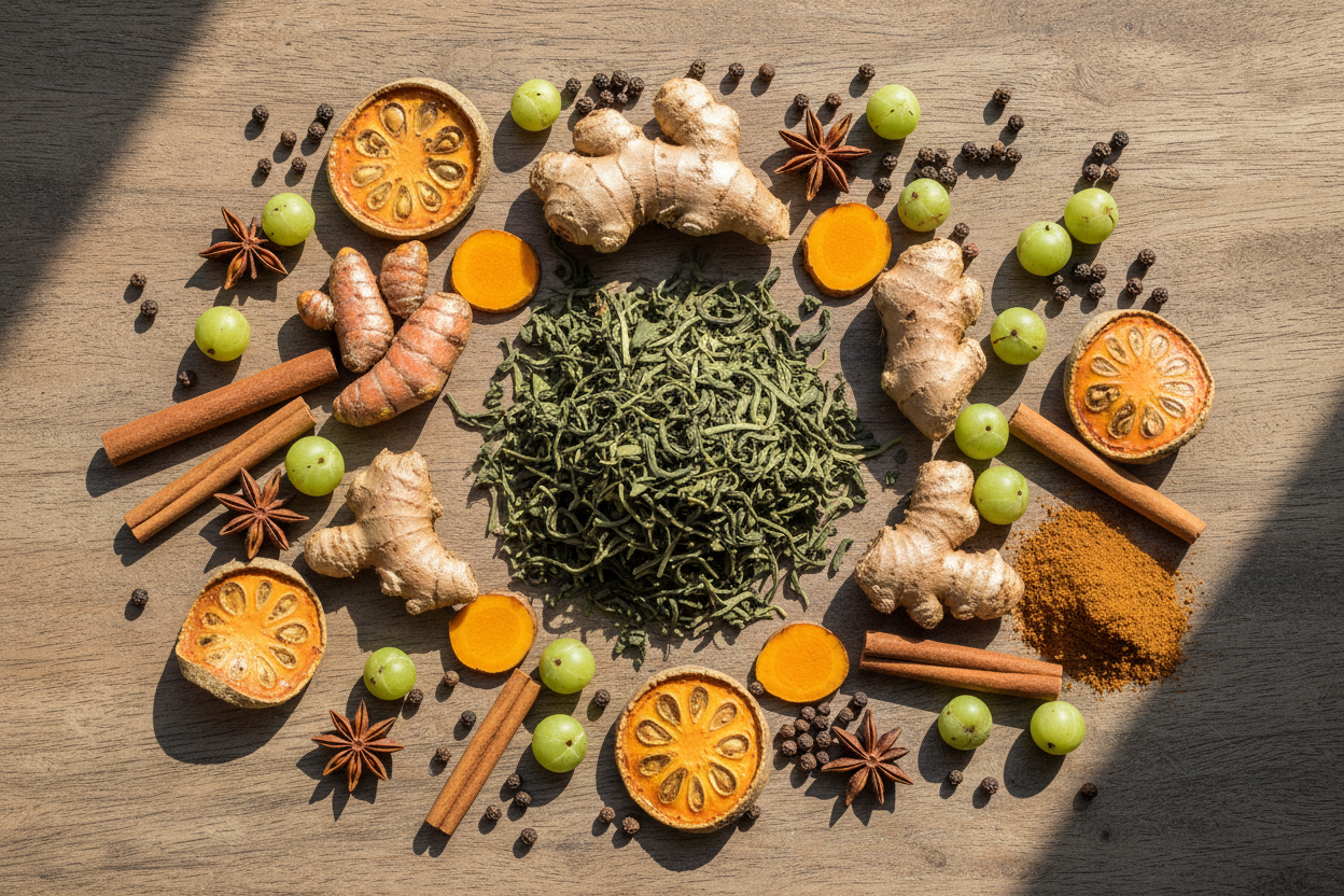 Ingredients Flat Lay