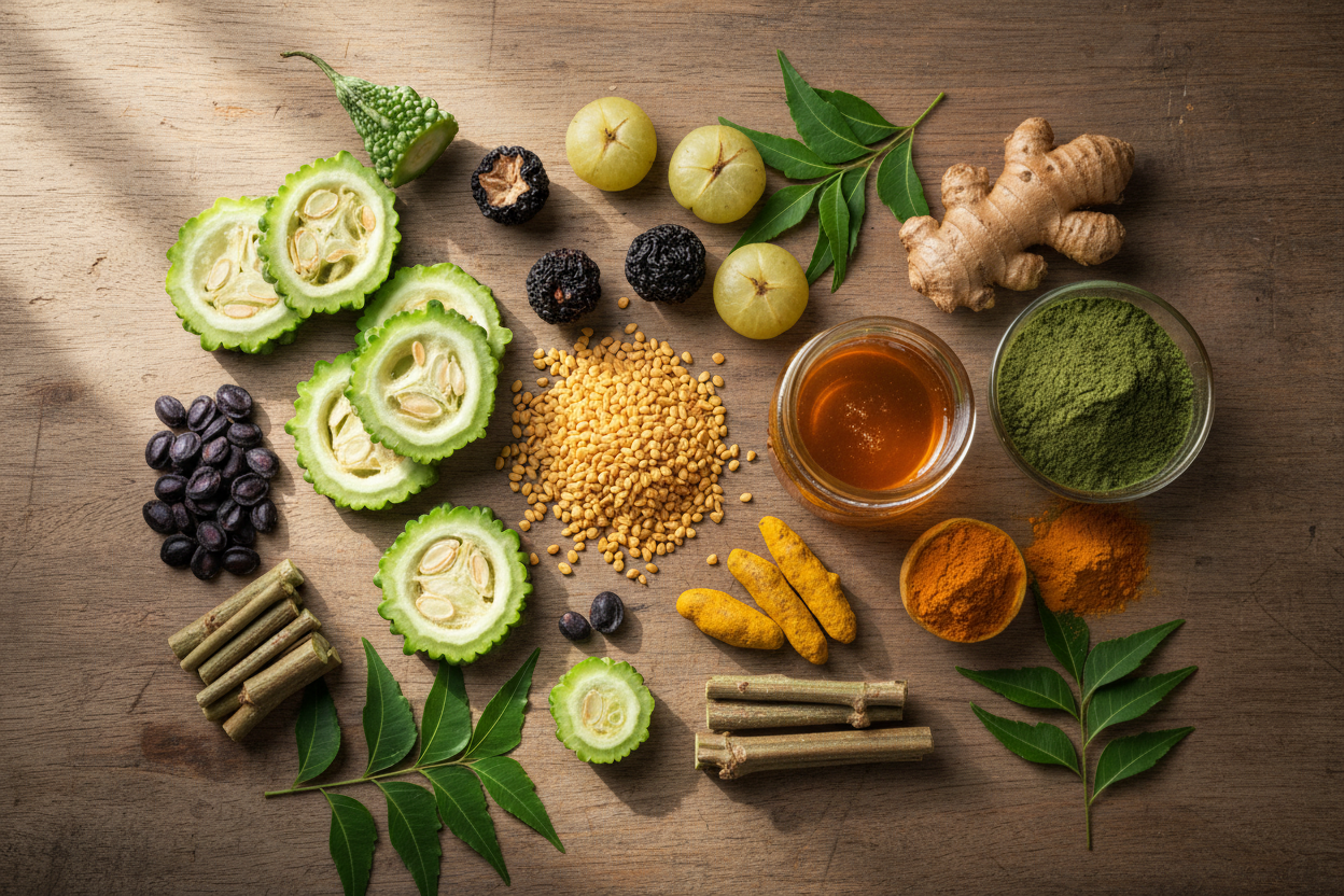 Ingredients Flat Lay