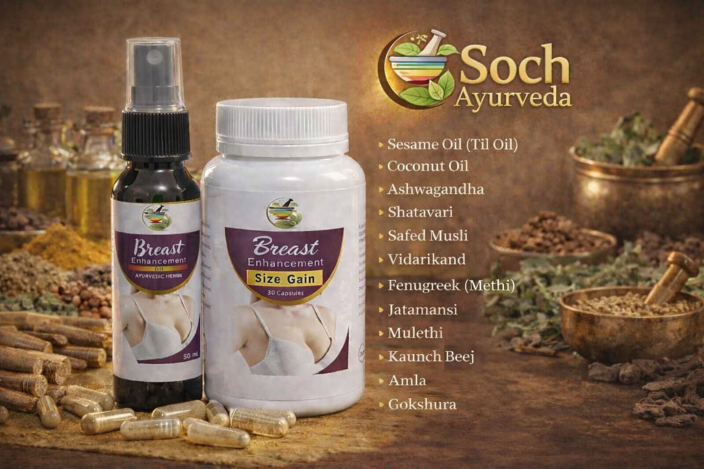 Breast Enhancement Ayurvedic Combo
